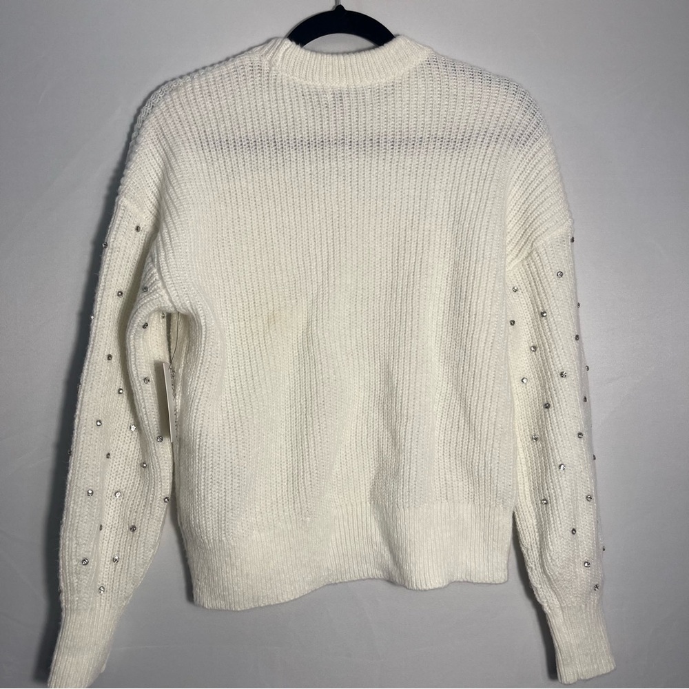 Women's Nine West Shiny Crewneck Sweater Sz M NWT - Picture 6 of 8